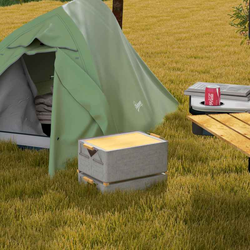 Outsunny 1-2 Man Camping Tent, Double Layer Dome Tent with 2000mm Waterproof Rainfly and Carry Bag, Lightweight for Fishing, Travel, Hiking, Sports, Festival, Green