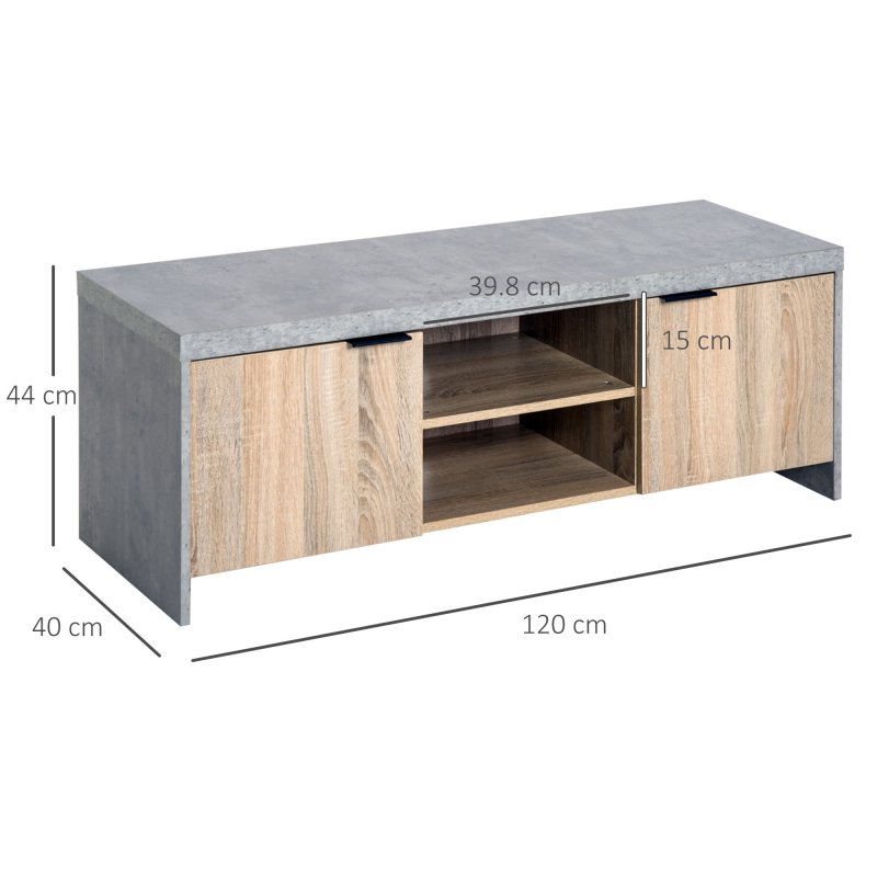 HOMCOM TV Stand for TV up to 55