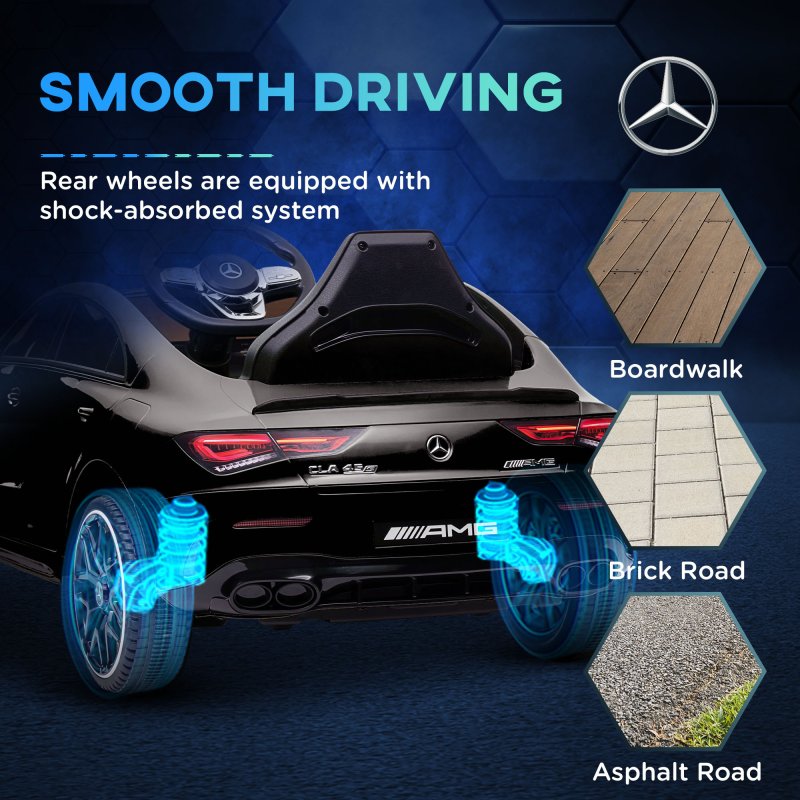 AIYAPLAY Mercedes Benz Licensed 12V Electric Car for Kids, Kids