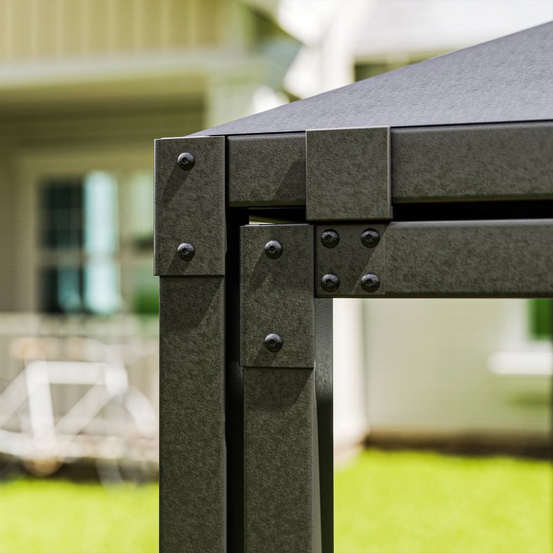 Outsunny 3 x 3 or 3x 6m Garden Gazebo with Extendable Awning and Wheels, UPF30+ Outdoor Metal Gazebo Canopy Shelter for BBQ, Event, Party