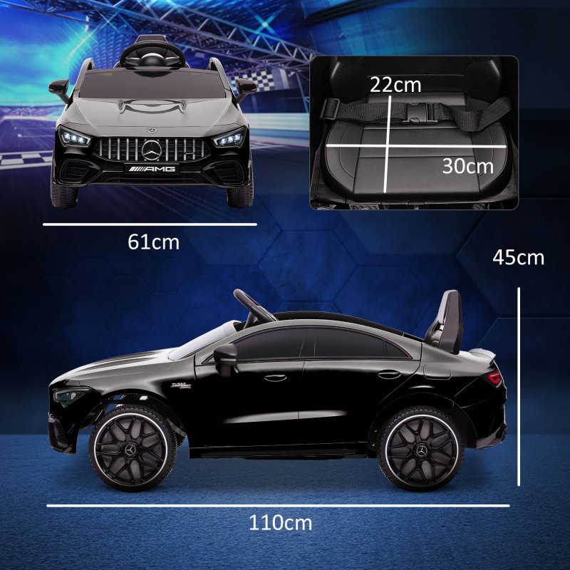 AIYAPLAY Mercedes Benz Licensed 12V Electric Car for Kids, Kids