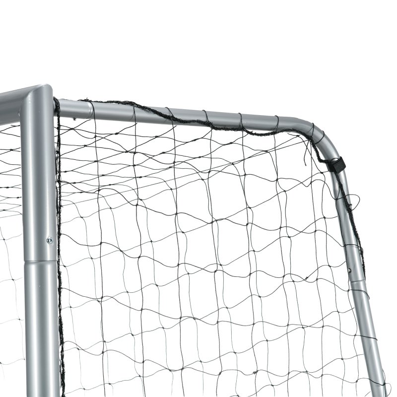 SPORTNOW 10ft x 6.5ft Football Goal, Football Net for Garden, Training Goal with Ground Stakes, Steel Frame