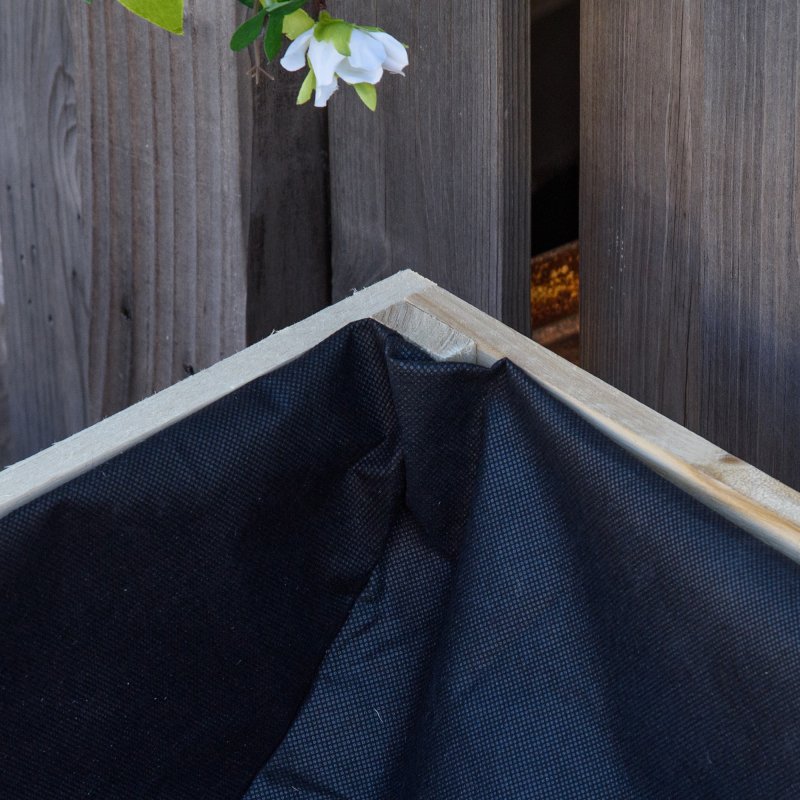 Outsunny Raised Garden Bed, Wooden Elevated Planter Box for Backyard, Patio to Grow Vegetables, Herbs, and Flowers, 108.5cmx60cmx80cm