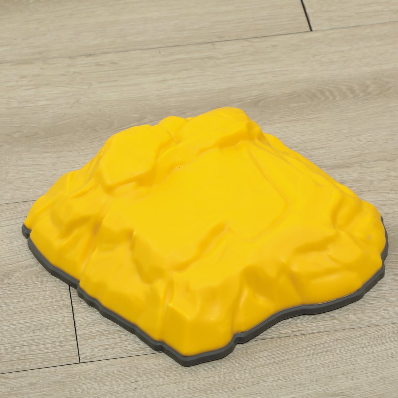 AIYAPLAY Balance Stepping Stones for Kids, 6-Piece River Stones with Non-slip Bottom, Indoor Outdoor Sensory Obstacle Course for Ages 3-8 Years, Multicoloured