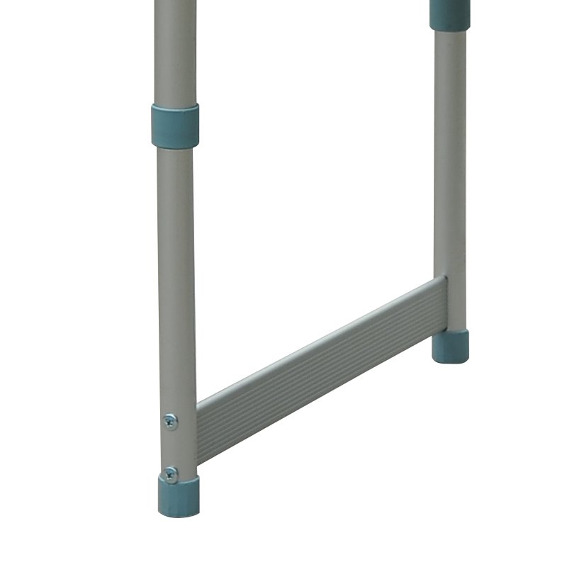 Outsunny 2FT Garden Outdoor Camping Table Portable Folding Picnic Table Aluminium Frame with Adjustable Height 60L x 45W x 64H (cm)