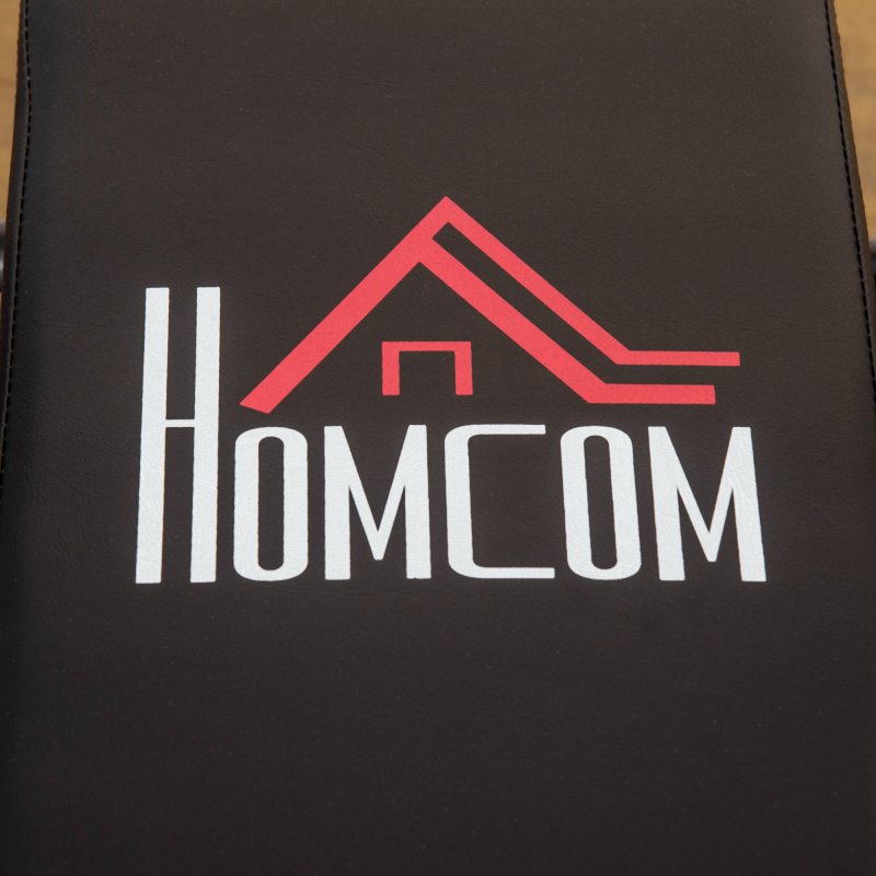 HOMCOM Adjustable Weight Bench, Foldable Bench Press with Barbell Rack, Dip Station, for Home Gym, Strength Training, Multi-Use Workout Bench, Black