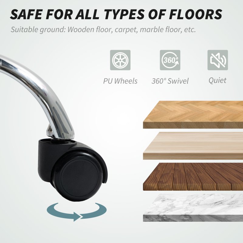 HOMCOM Executive Office Chair with 6-point Massage and Heat, PU Leather Reclining Desk Chair with Tufted High Back, Height Adjustable, Swivel Wheels, Footrest, for Home, Dark Brown