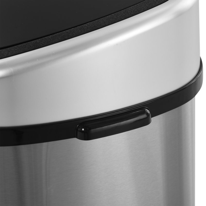 HOMCOM Stainless Steel Kitchen Sensor Dustbin Automatic Touchless Rubbish Garbage Waste Bin Silver