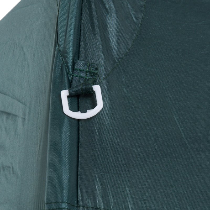 Outsunny 3 M x 3 M Base/ 2.5 M x 2.5 M Top Pop Up Gazebo, 2 Person Setup Instant with Carry Bag, Height Adjustable Slant Leg Party Tent Instant Event Shelter for Garden, Patio, Green