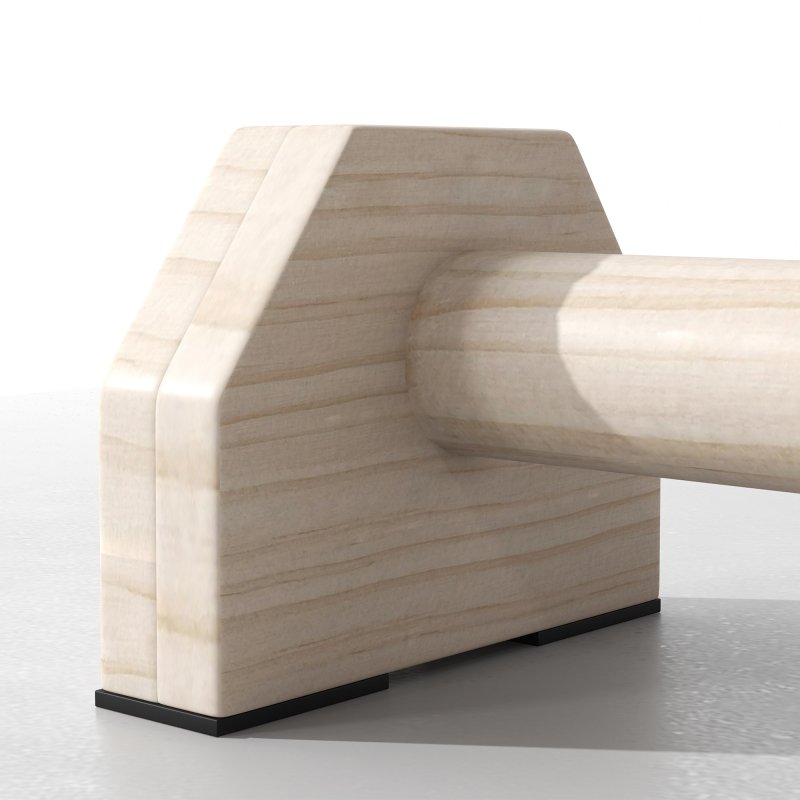 SPORTNOW Push up Handles, Wooden Parallettes Bars with Non-Slip Base, Calisthenics Equipment for Home, Gym, Fitness, Exercise