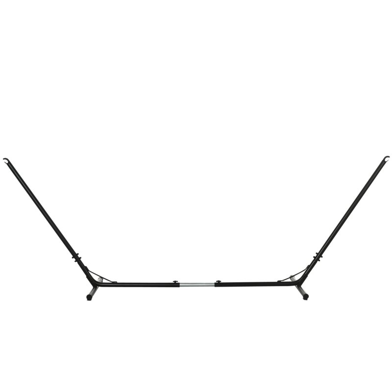 Outsunny 3.1-3.8m Adjustable Universal Hammock Stand Metal Frame Garden Camping Picnic Outdoor Patio Replacement - Stand Only