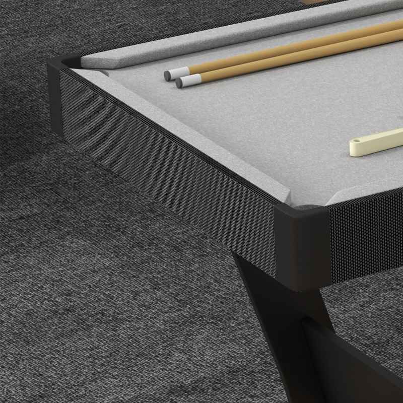 SPORTNOW Folding Pool Table Set, 104cm Mini Snooker Table with 2 Cues, 16 Balls, Chalk, Triangle, Brush, Portable Billiards Table for Youth and Adults, Grey