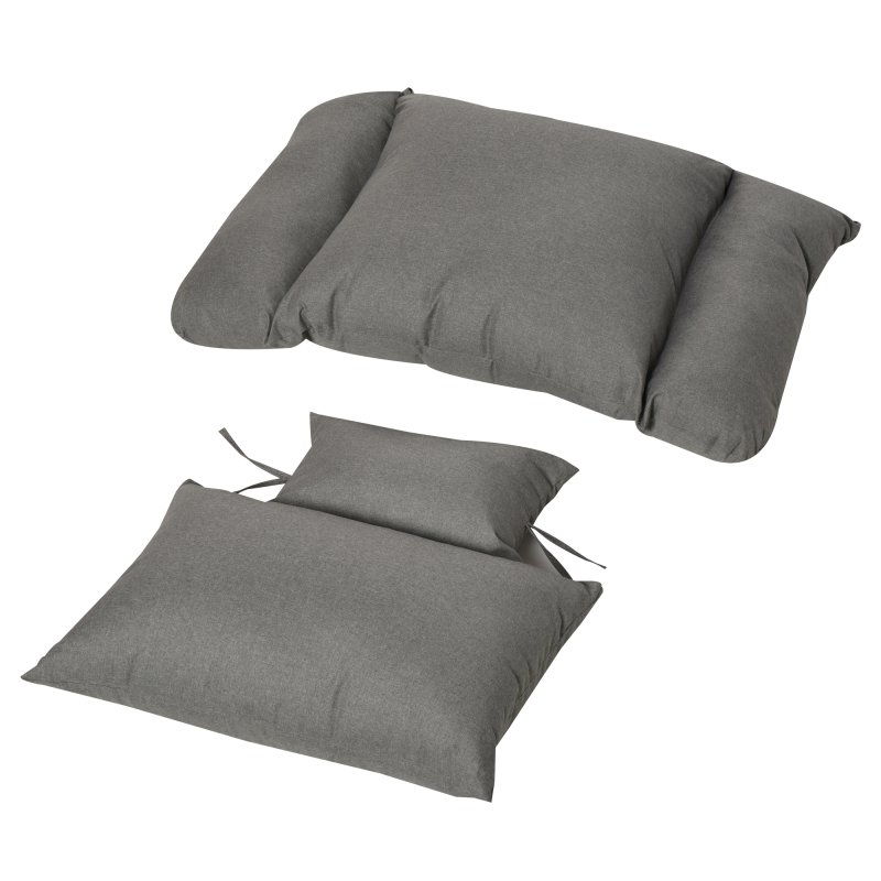 Outsunny Garden Egg Chair, Teardrop Outdoor PE Rattan Chair with Full-body Soft Padded Cushion, Mixed Grey