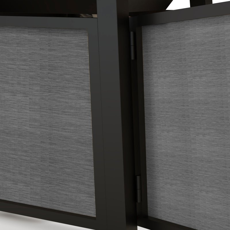 Outsunny Propane Gas Fire Pit Table, 50000 BTU Smokeless Firepit Outdoor Patio Heater with Waterproof Cover, Glass Beads and Lid, 71 x 71 x 66.5cm, Dark Grey