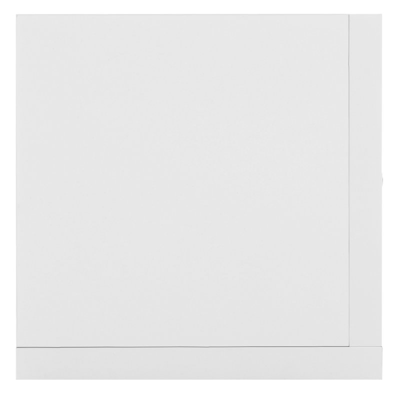 HOMCOM Wall Mount 84 CD / 56 DVD/Blu-ray/ Media Storage Rack 4 Cubes Wooden Shelf Organizer Unit Bookcase Display