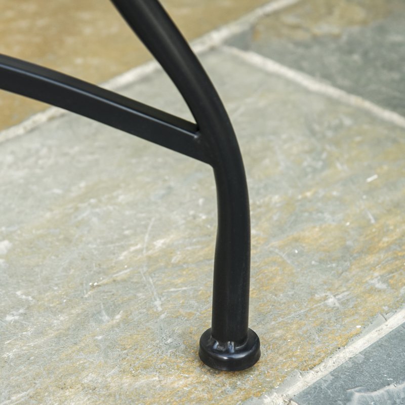 Outsunny 60 cm Mosaic Garden Table, Small Round Outdoor Side Table with Ceramic Top, Plant Stand for Patio, Balcony, Grey and Green