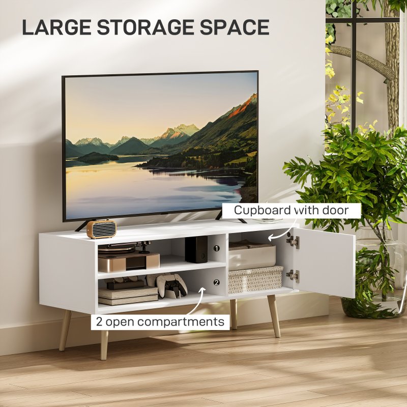 HOMCOM TV Stand Cabinet up to 55