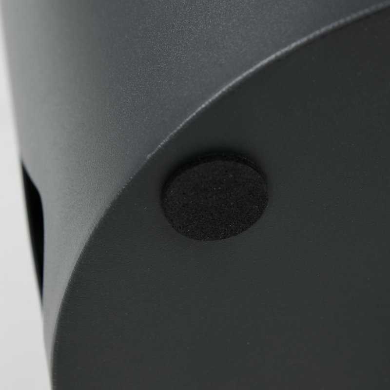 HOMCOM Steel Umbrella Stand, Round Umbrella Holder with 4 Hooks and Removable Drip Tray, Hollowed Umbrella Basket for Hallway, Dark Grey