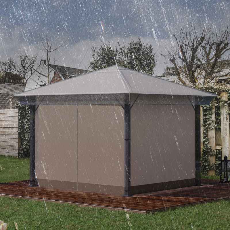 Outsunny 3 x 3 (m) Gazebo Protective Cover, Waterproof Cover for Gazebo, Canopy, and Tent
