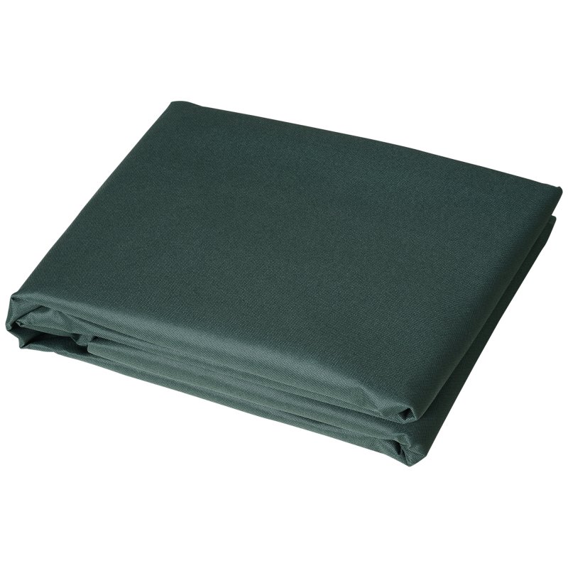 Outsunny 3 Seater 600D Oxford Patio Swing Chair Cover Outdoor Garden Furniture Rain Protection Protector Waterproof Anti-UV, 205 x 124 x 164cm, Deep Green
