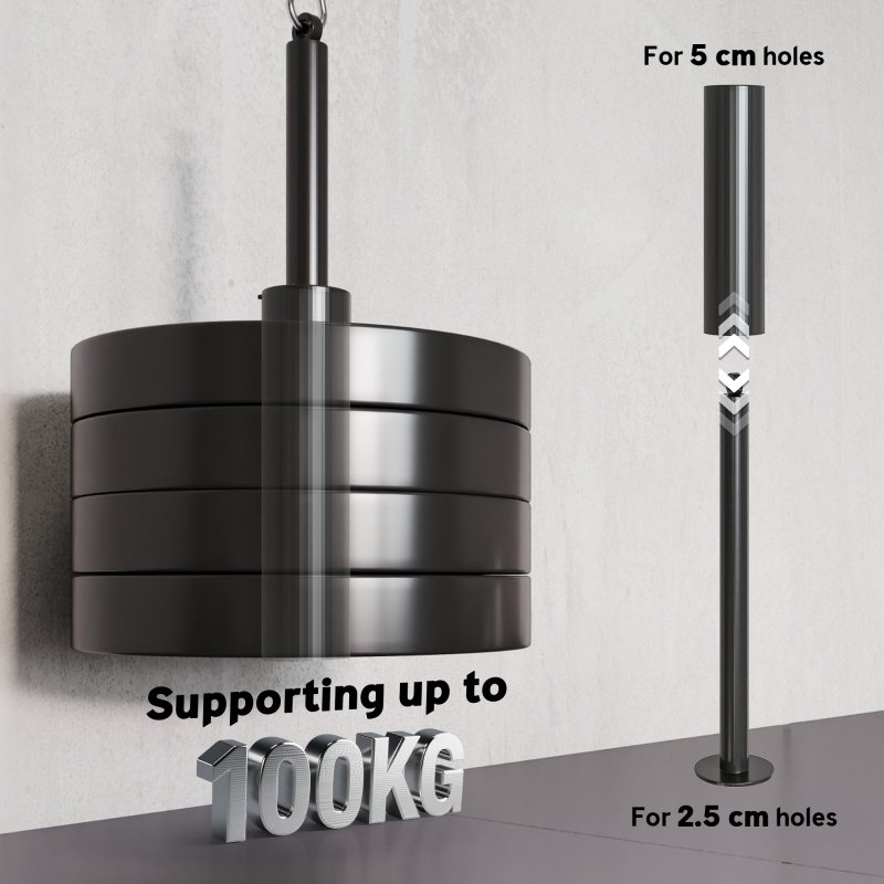 SPORTNOW Weight Pulley System, Cable Pulley System for Home Gym, Cable Machine LAT Pull Down Attachment for Biceps Curl, Tricep, Arm Workouts