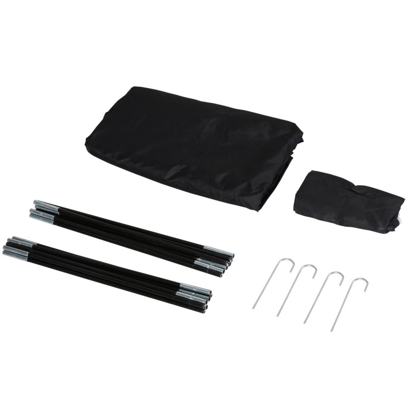 HOMCOM 2M Golf Hitting Practice Net Target Cloth For Backyard Garden Indoor & Outdoor Driving Range Chipping Net with Carry Bag for Sports Training