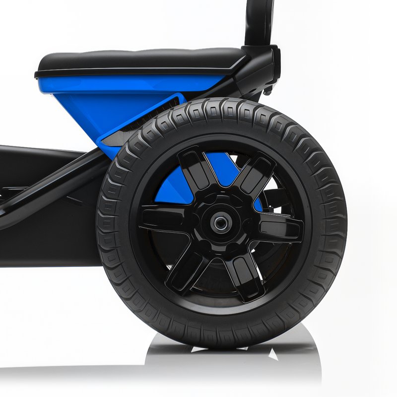 AIYAPLAY Pedal Go Kart for Kids, Children Ride-On Race Car with Silent EVA Tyres, for 2-5 Years, Blue