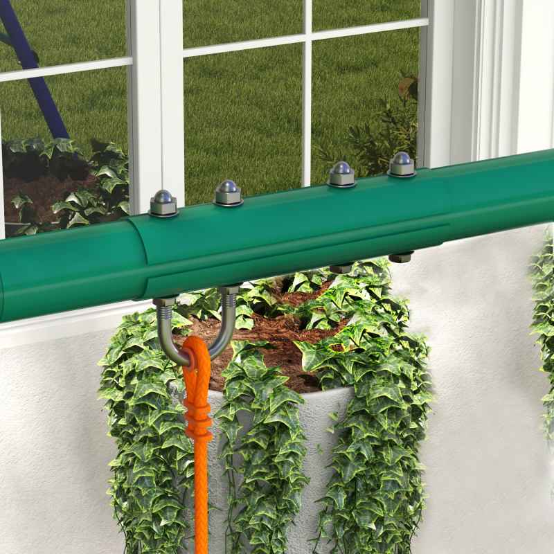 Outsunny Kid Swing Set, 3 in 1 Garden Metal Set for Outdoor with Single Swing, Glider, Rocking Chair Swing, for Toddlers 3+Years, Orange