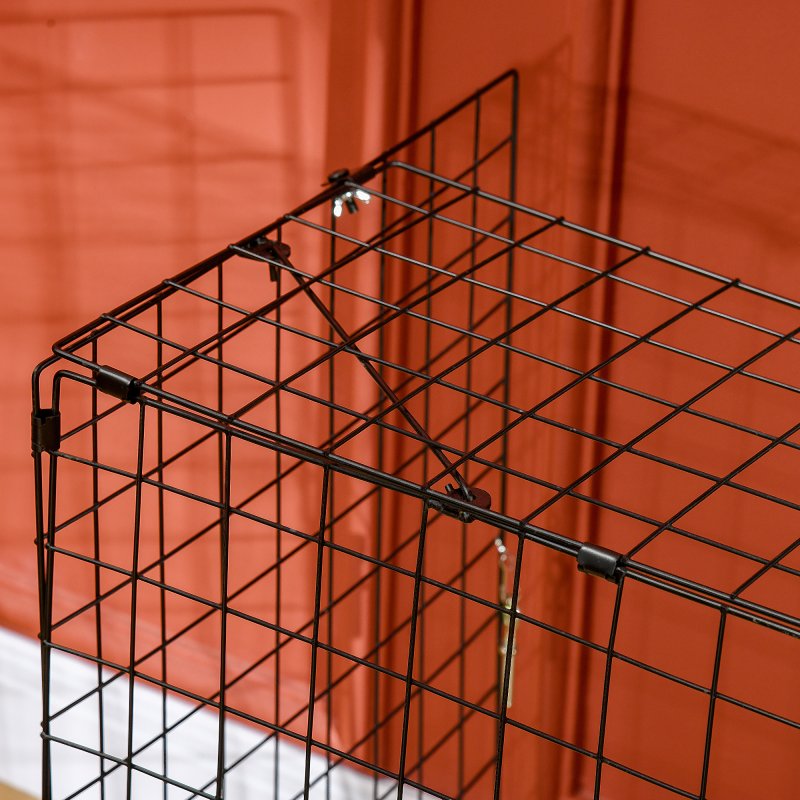 HOMCOM Extendable Fire Guard Screen, Freestanding Fire Screen Spark Guard, Folding Fireplace Cover, Wire Mesh, 81.5-160cm, Black