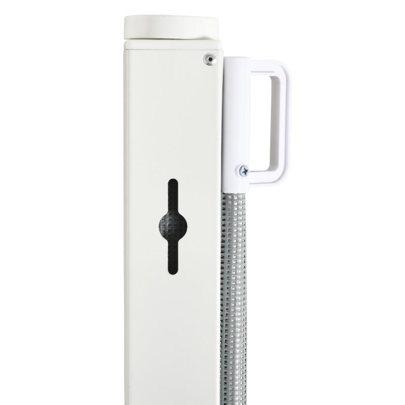 PawHut Retractable Stair Gate for Dogs, Pet Mesh Safety Gate Extends up to 115cm for Doorways Indoor- Grey