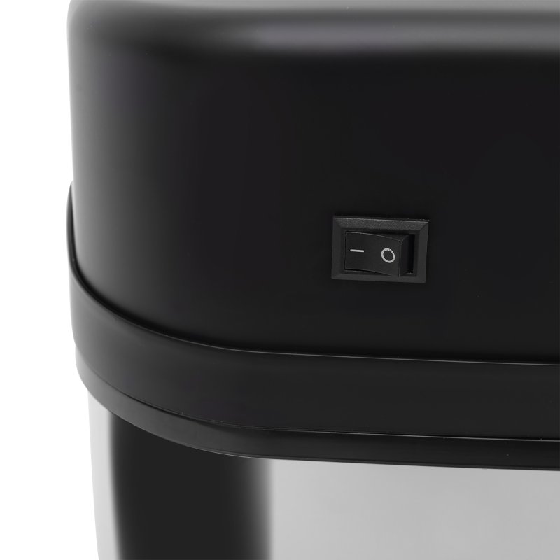 HOMCOM 20L LUXURY Automatic Sensor Dustbin Kitchen Waste Bin Rubbish Trashcan Auto Dustbin Stainless Steel with Bucket 33*25*42.5CM