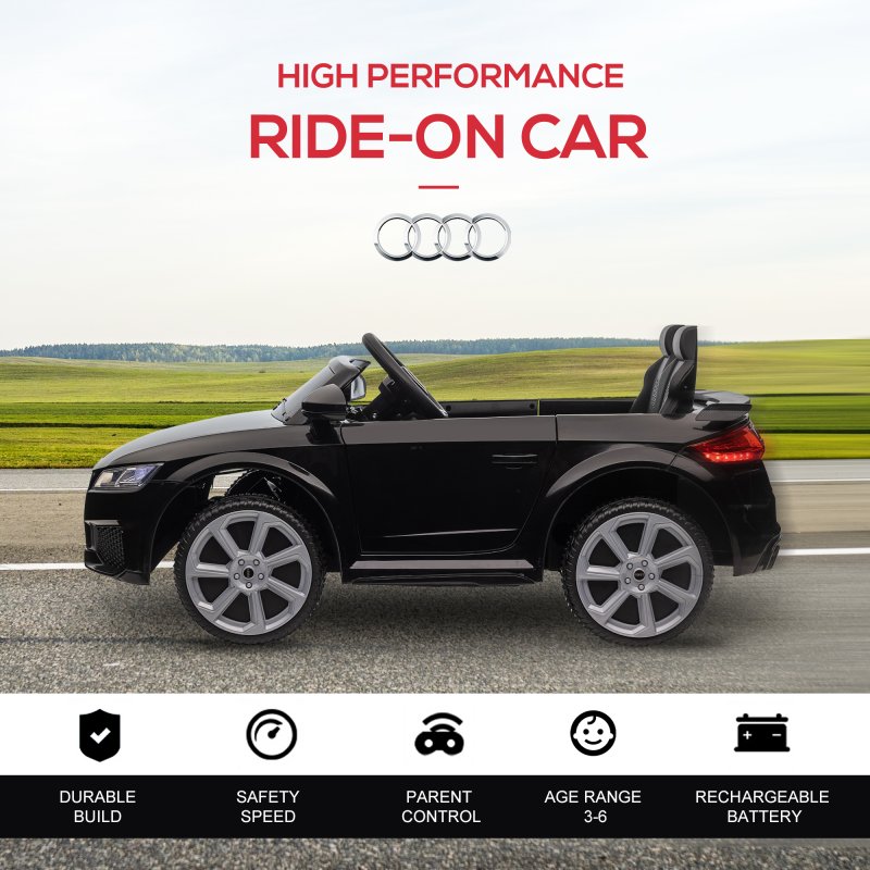 HOMCOM Audi TT RS Licensed 12V Kids