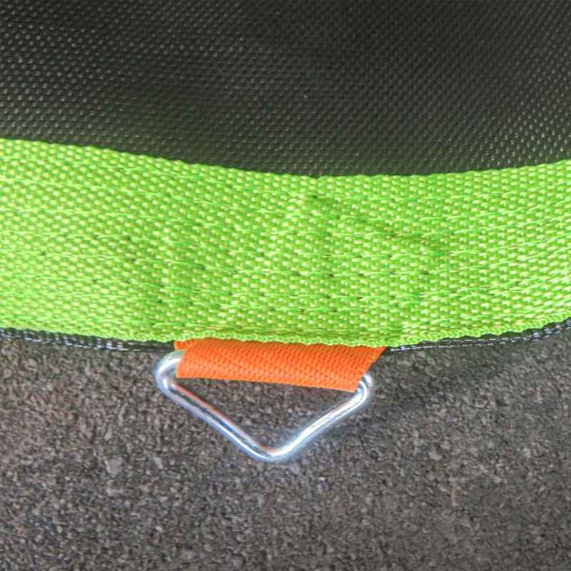 SPORTNOW Trampoline Replacement Mat with Eight Rows of Stitching, Spring Pull Tool, 72 V-Hooks, for 12ft Trampoline, Using 14cm Springs, Trampoline Jumping Mat, Green