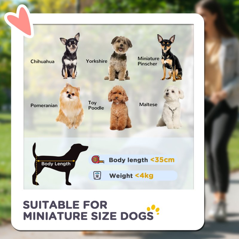 PawHut Pet Stroller, 3 in 1 Folding Dog Stroller Pram w/ 4 Wheels, Detachable Carrier, Storage Basket, Cup Holder, Safety Leashes, for Mini Dogs, Cats, Black