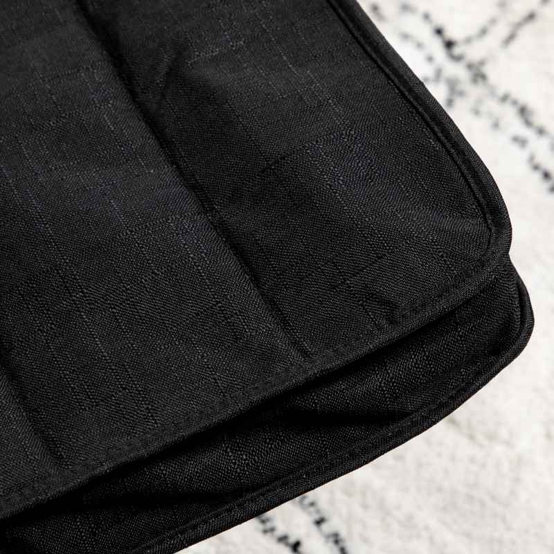 HOMCOM Wooden Lounging Chair Deck Relaxing Recliner Lounge Seat with Adjustable Footrest & Removable Cushion Cover, Black