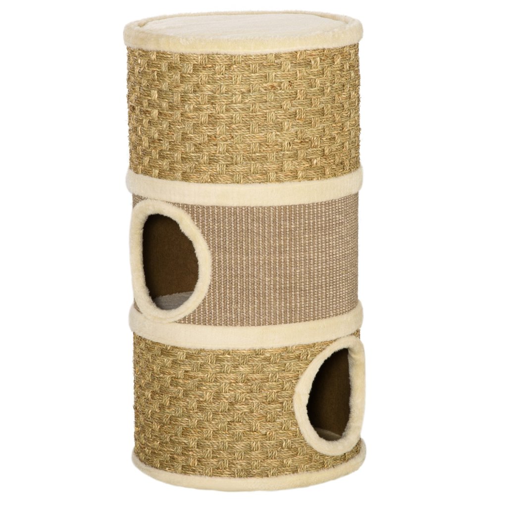 Cat Scratching Barrels Image
