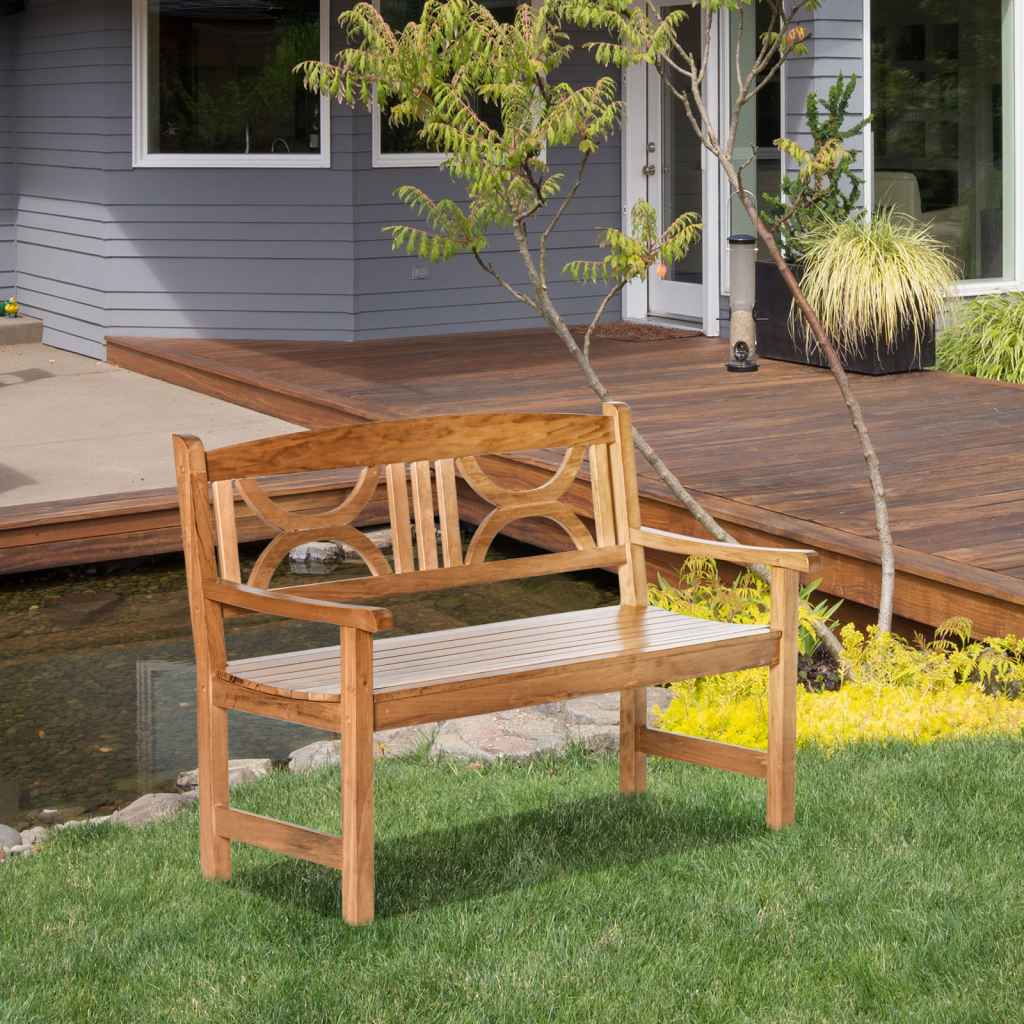 Patio Benches With Armrests Image