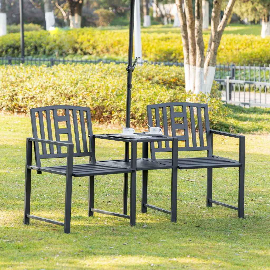 Patio Benches With Armrests Image