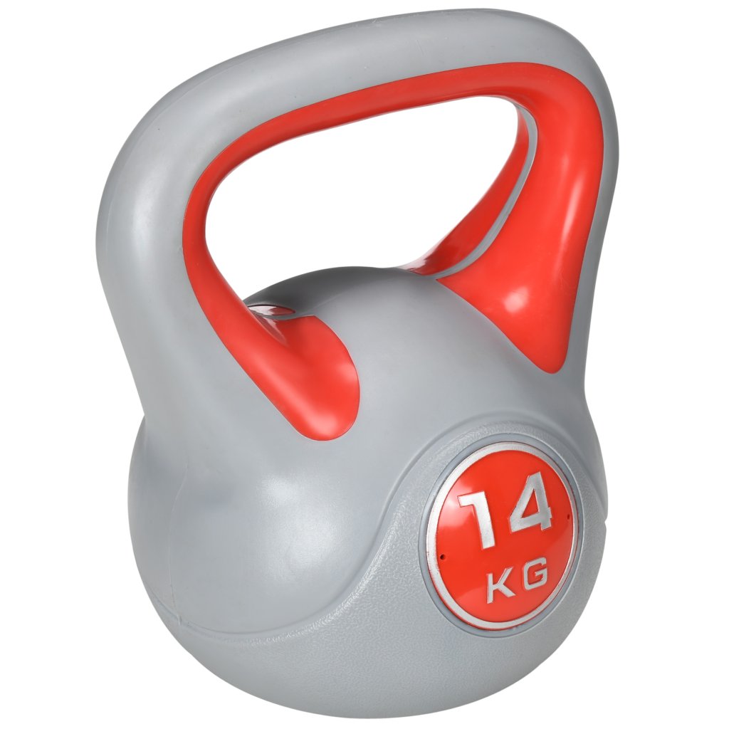 SPORTNOW Kettlebell, 14kg Kettle Bells with Handle for Home Gym Weight ...