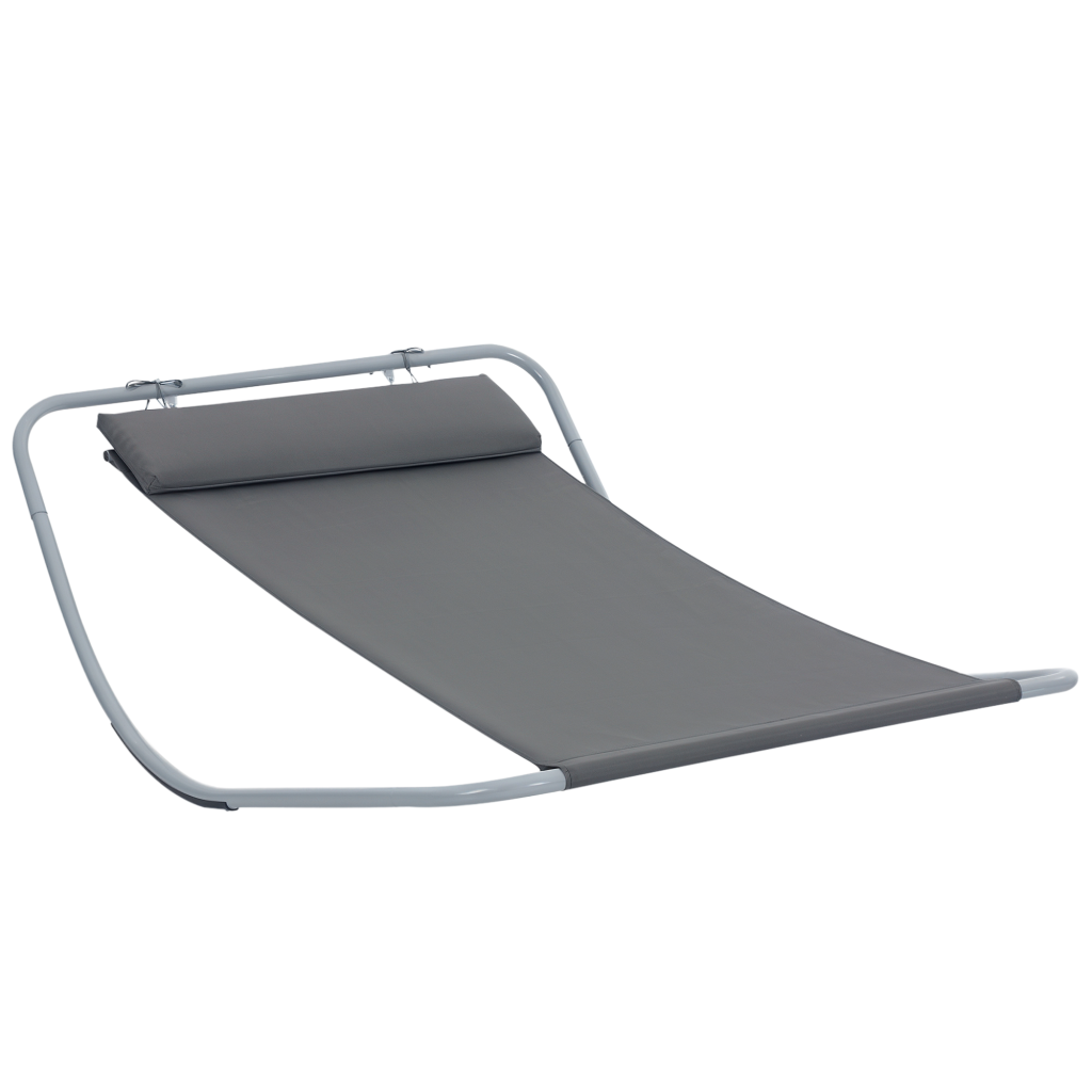 Outdoor Rocking Daybed Outsunny Rocking Sun Lounger, Single Garden Lounger Sunbed with ...