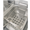 Stainless Steel Desk Top Double Tank Electric Commercial Deep Fat Fryer 