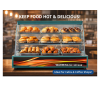 Commercial Countertop Pie & Pasty Heated Display Cabinet