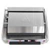 Commercial Panini Toaster Machine Ribbed Top Grill Electric Sandwich Maker