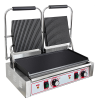 New Electric Ribbed & Flat Double Sided Plates Panini Sandwich Toaster Machine