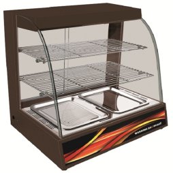 Black Warming Showcase Food Display & Heat Preservation Solution