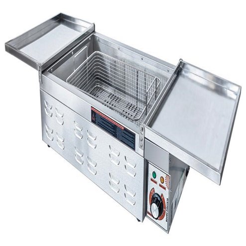 Commercial 18L Induction Electric Doughnut Donut Fryer Machine with Drain Tap – Stainless Steel Deep Fryer for Restaurants, 3kW 230V