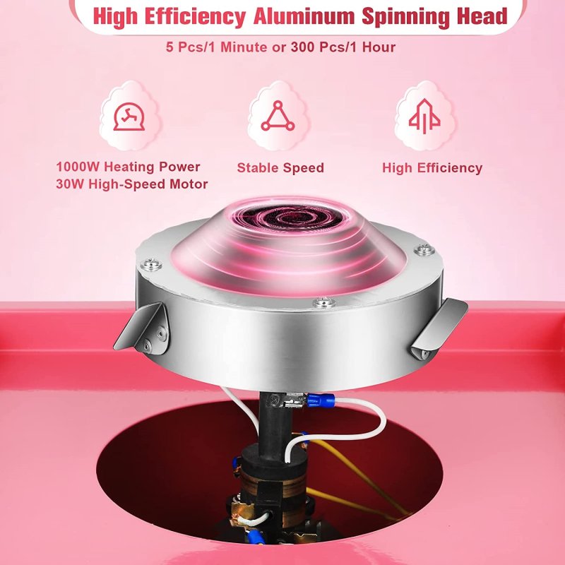 Commercial Electric Candy Floss Machine – Stainless Steel Cotton Candy Sugar Maker with Storage Drawer (1000W, 230V)