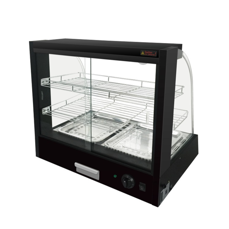 Black Warming Showcase Food Display & Heat Preservation Solution