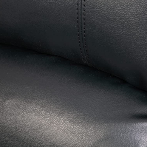 TWO SEATER TWIN 2 RECLINER BLACK SOFA SET SUITES SETTEE BLACK LEATHER 2 SEATER ARMCHAIR FAUX LEATHER