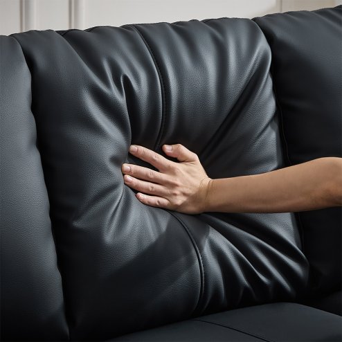 RECLINER BLACK CORNER SOFA SUITES SETTEE SEATER ARMCHAIR FAUX LEATHER